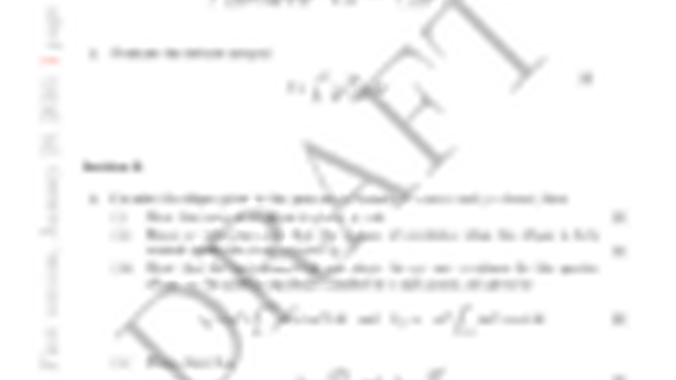 MECH1010: Modelling and Analysis in Engineering I